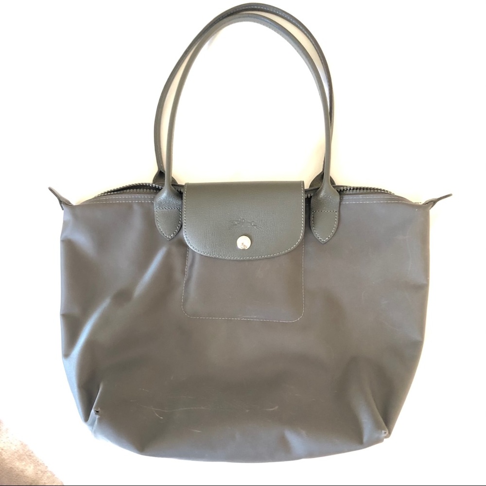 Longchamp Le Pliage Neo Tote, Dark Grey
